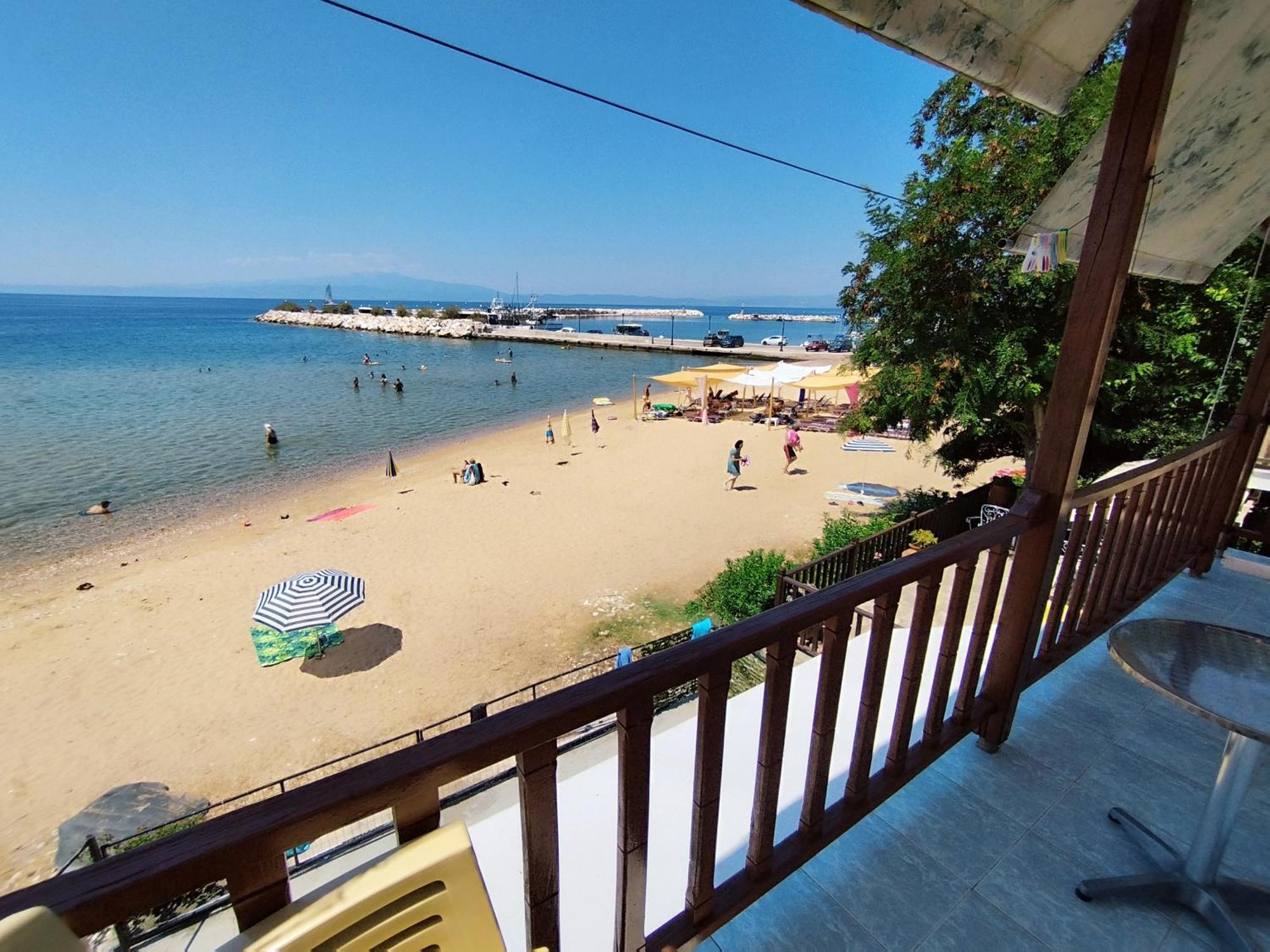 Beachfront Apartment Thassos Skala Kallirachis Exterior foto