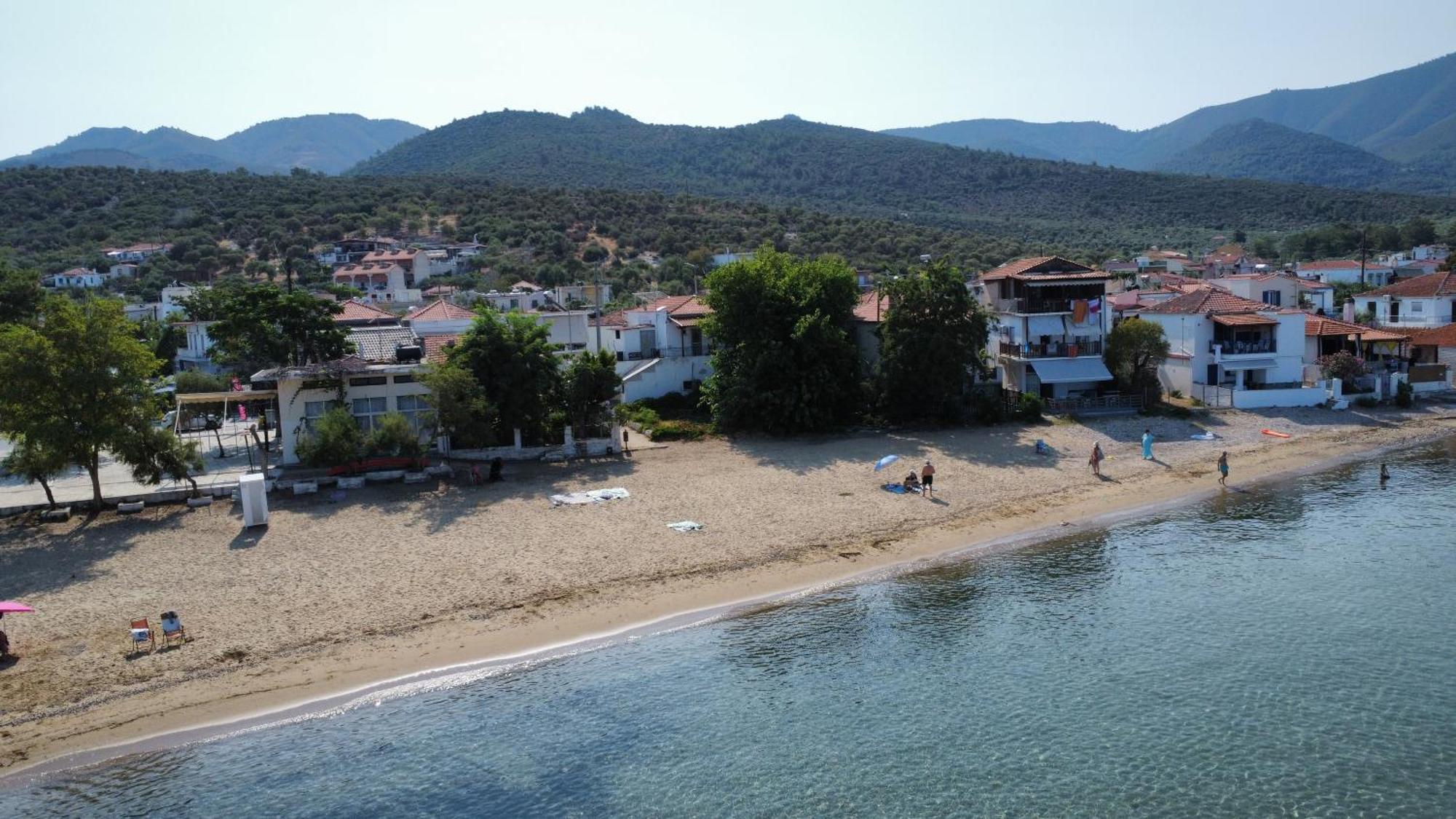 Beachfront Apartment Thassos Skala Kallirachis Exterior foto